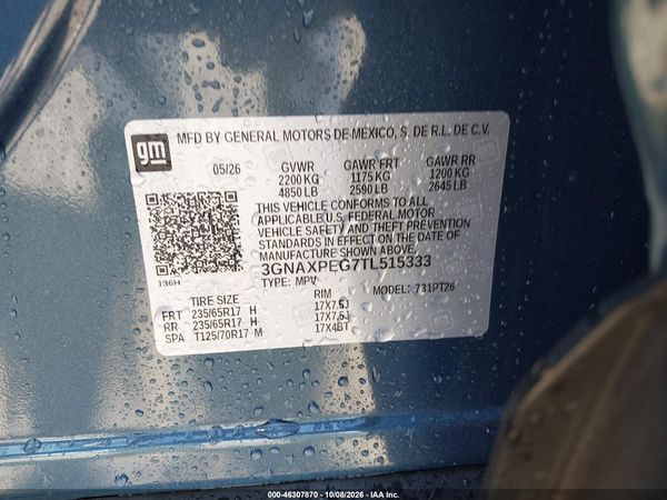 2026 CHEVROLET EQUINOX AWD LT — I9