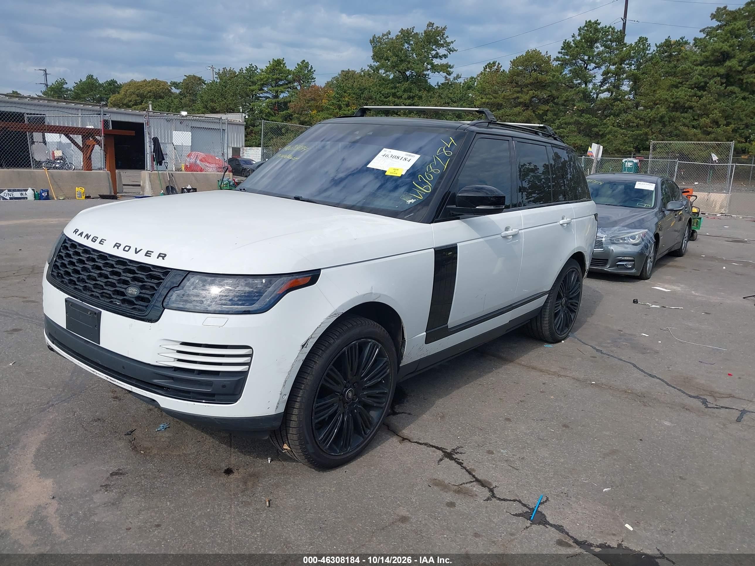 2019 LAND ROVER RANGE ROVER 3.0L V6 SUPERCHARGED HSE — I2