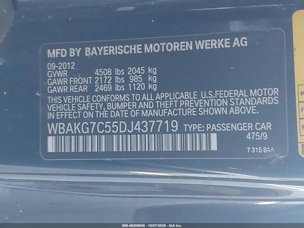 2013 BMW 335I — I9