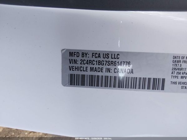 2025 CHRYSLER PACIFICA SELECT — I9