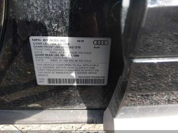 2019 AUDI Q5 45 PREMIUM — I9