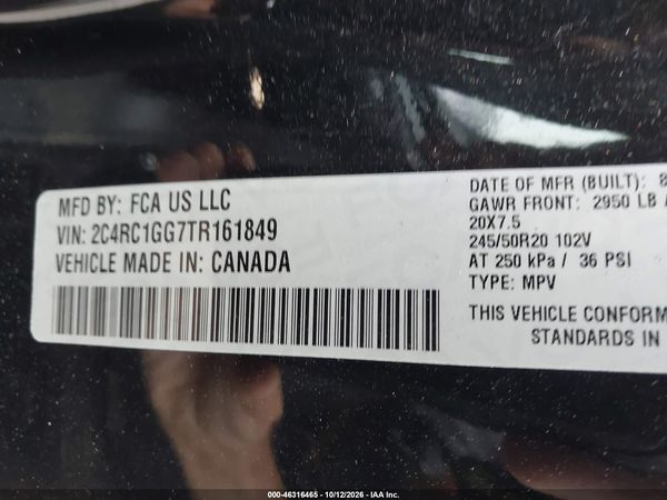2026 CHRYSLER PACIFICA LIMITED — I9