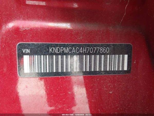 2017 KIA SPORTAGE LX — I9