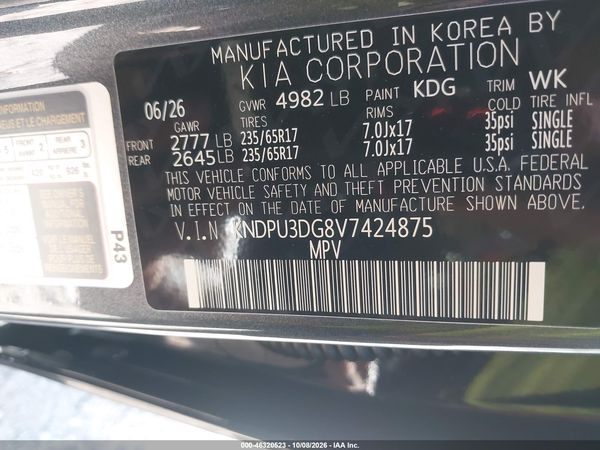 2027 KIA SPORTAGE LX, S — I9