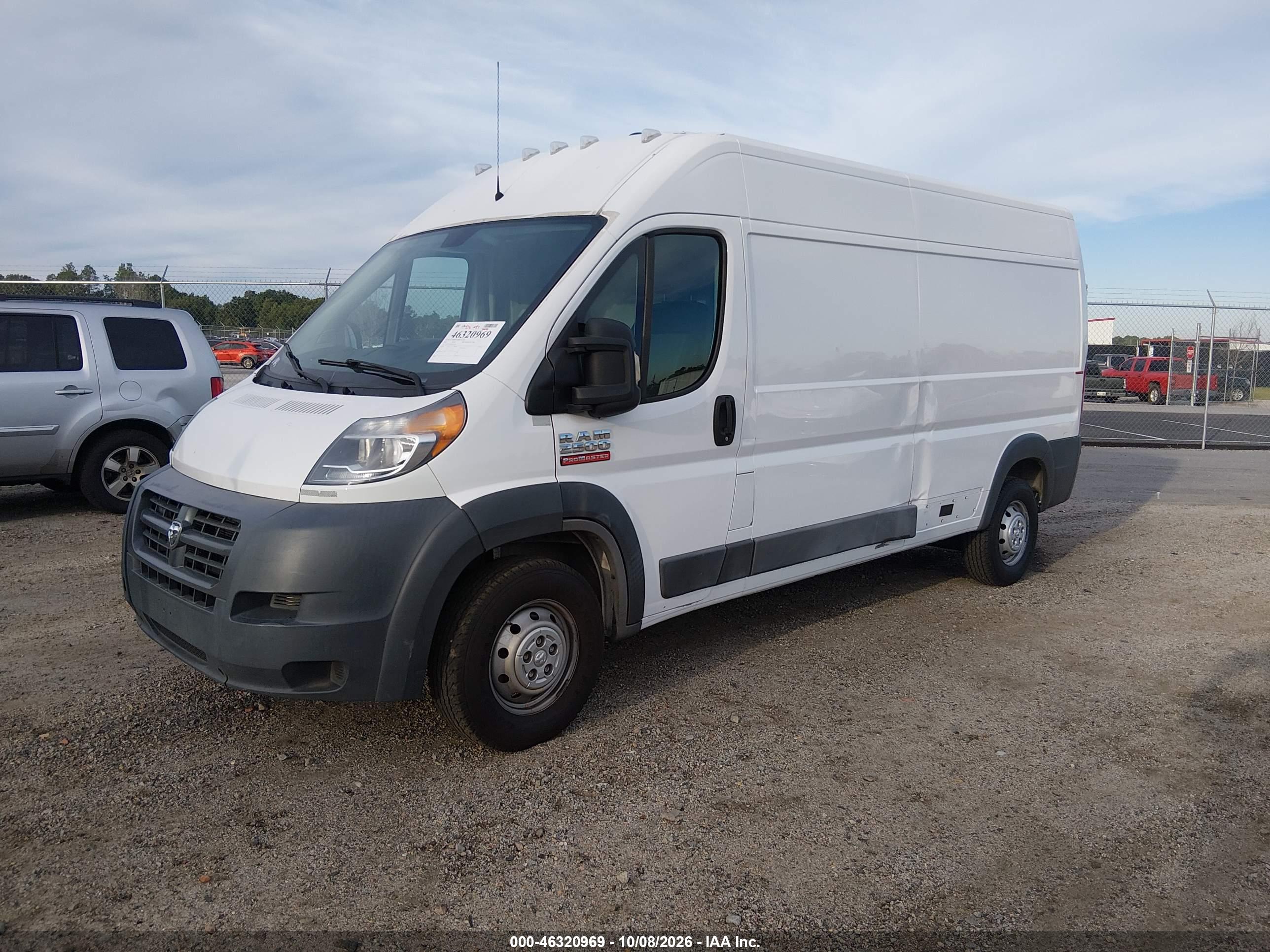 2017 RAM PROMASTER 2500 HIGH ROOF 159 WB — I2