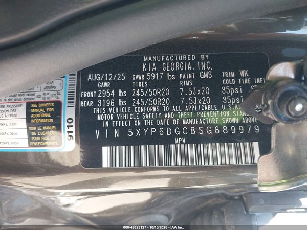 2025 KIA TELLURIDE S — I9