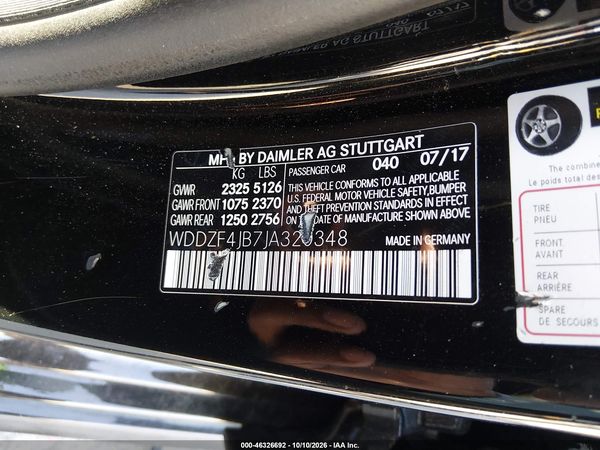 2018 MERCEDES-BENZ E 300 E300 — I9