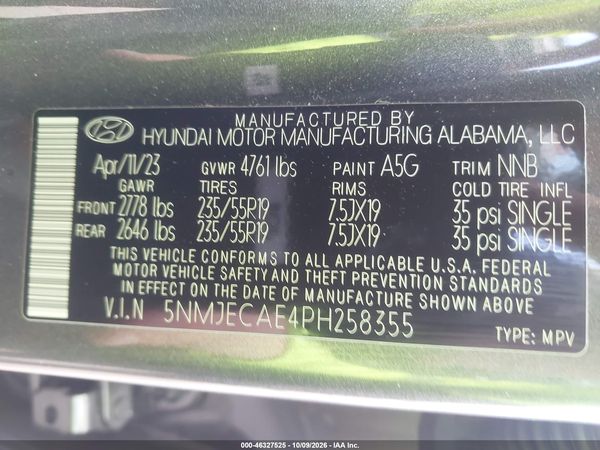 2023 HYUNDAI TUCSON LIMITED — I9