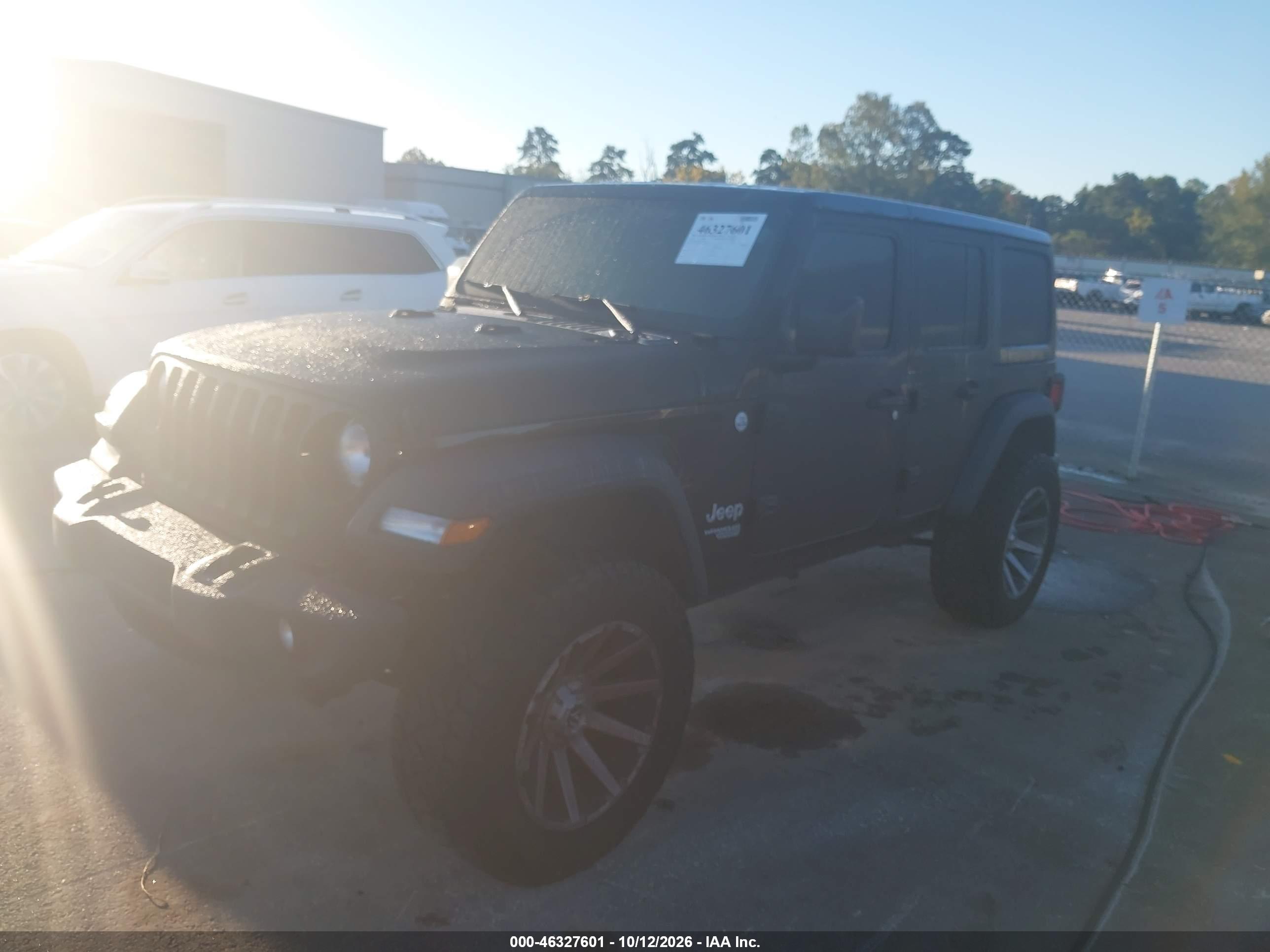 2019 JEEP WRANGLER UNLIMITED SPORT S 4X4 — I2