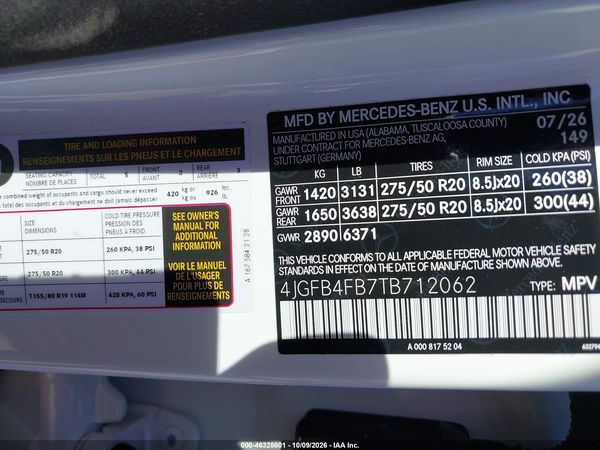 2026 MERCEDES-BENZ GLE 350 GLE350 4MATIC — I9
