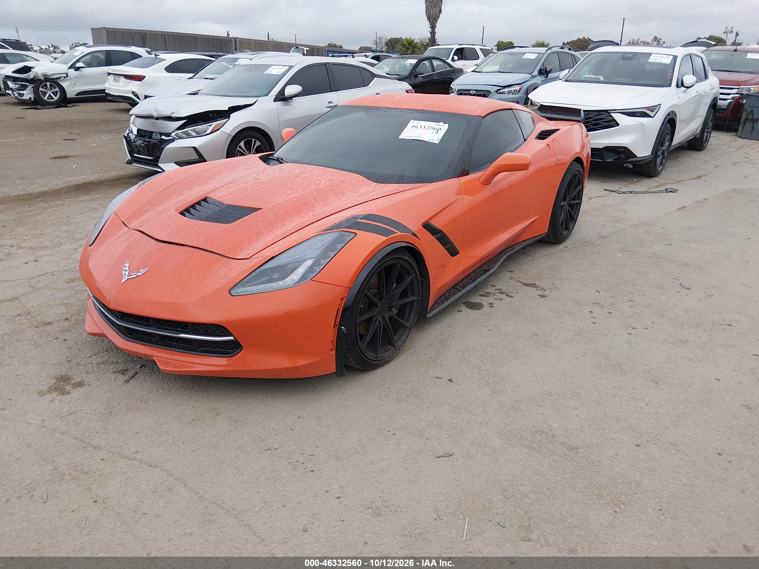 2019 CHEVROLET CORVETTE STINGRAY — I2