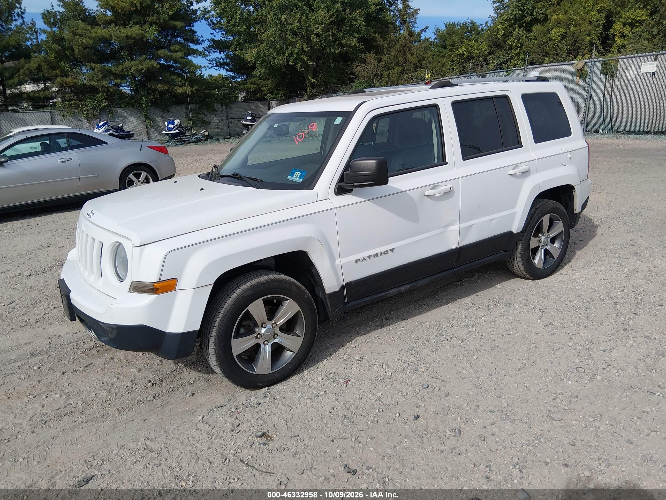 2016 JEEP PATRIOT HIGH ALTITUDE EDITION — I2