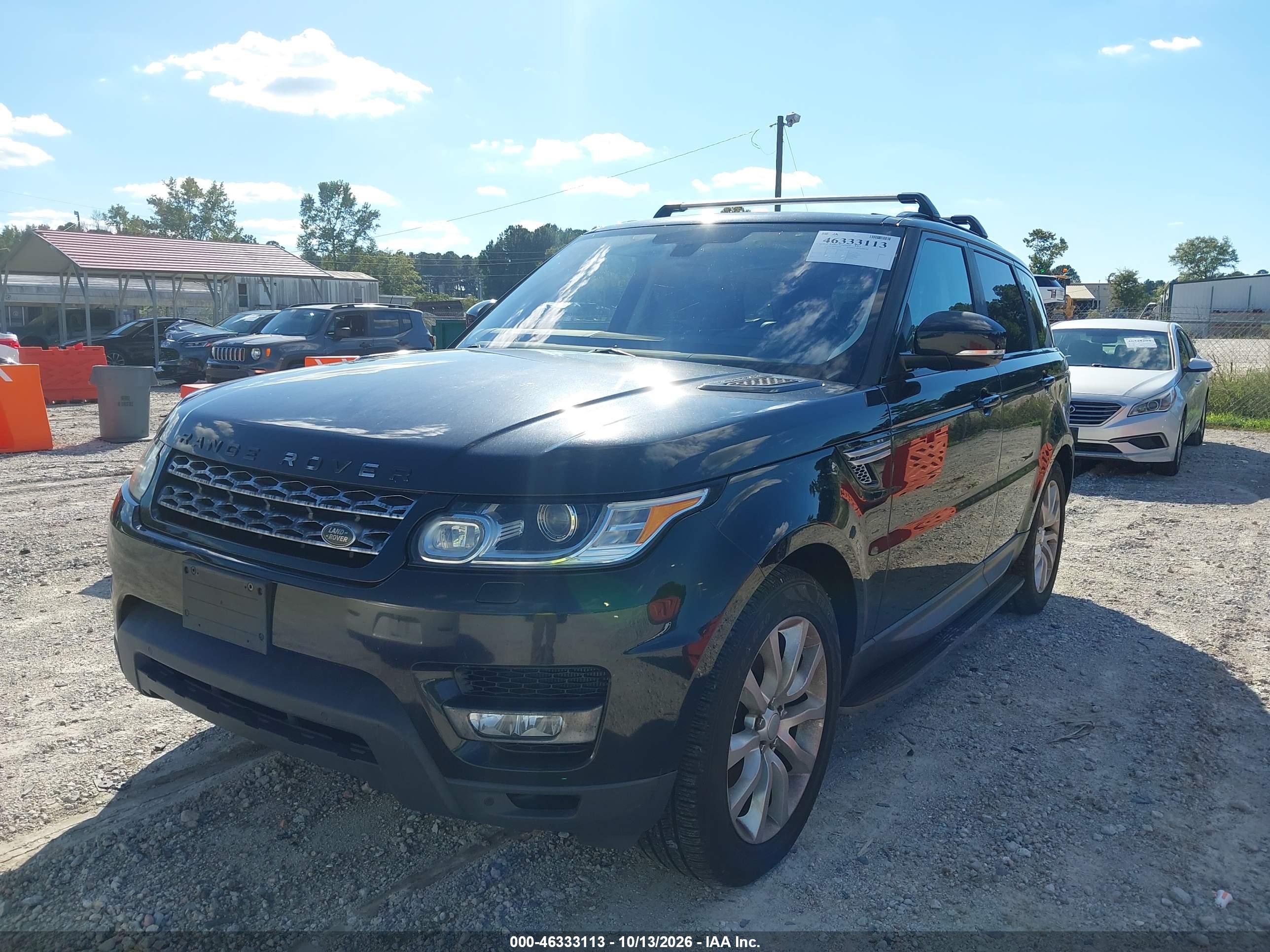 2016 LAND ROVER RANGE ROVER SPORT 3.0L V6 SUPERCHARGED HSE — I2
