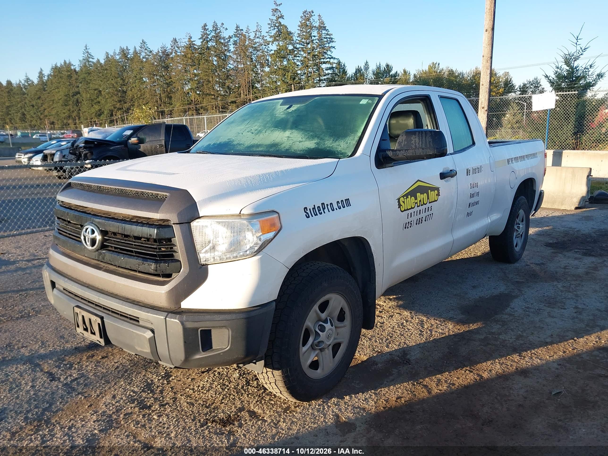2016 TOYOTA TUNDRA SR 4.6L V8 — I2