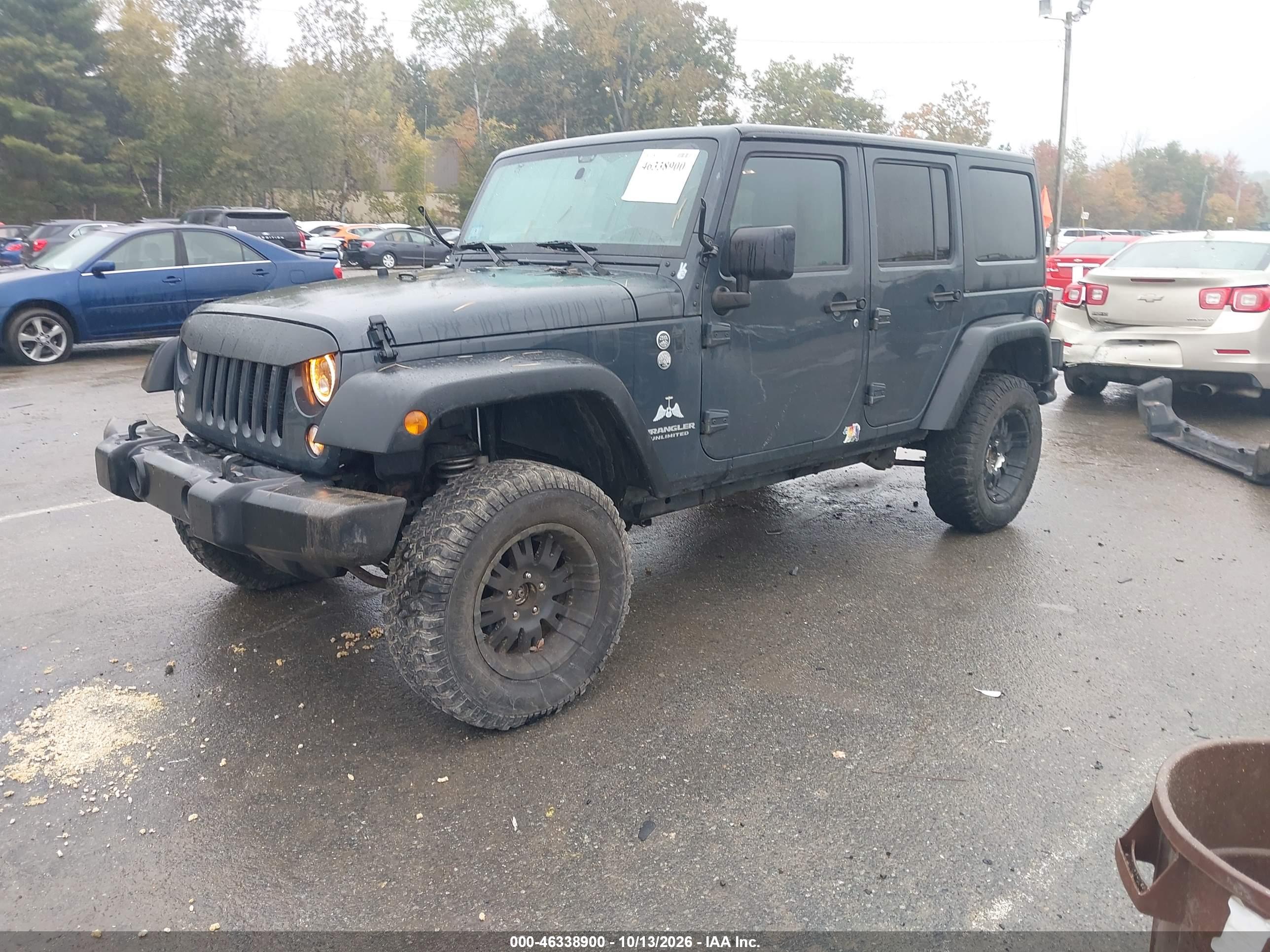 2017 JEEP WRANGLER UNLIMITED SPORT 4X4 — I2