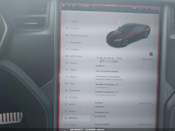 2018 TESLA MODEL S 100D/75D/P100D — I7