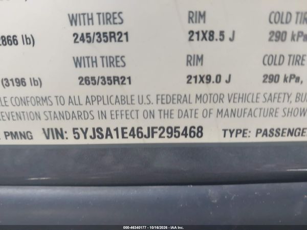 2018 TESLA MODEL S 100D/75D/P100D — I9