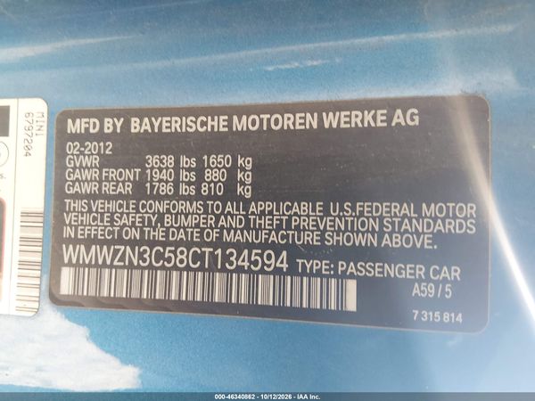 2012 MINI COOPER — I9