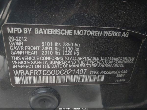 2013 BMW 535I — I9