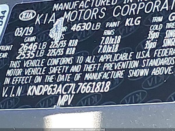 2020 KIA SPORTAGE S — I9