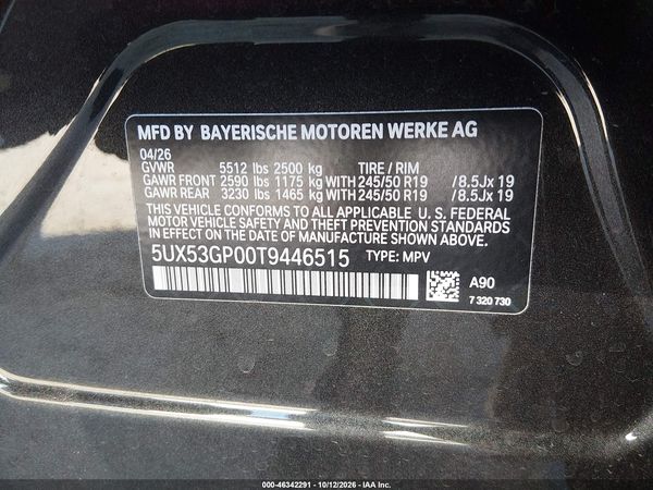 2026 BMW X3 30 XDRIVE — I9
