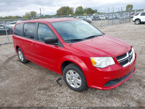 2012 DODGE GRAND CARAVAN SE/AVP — I1