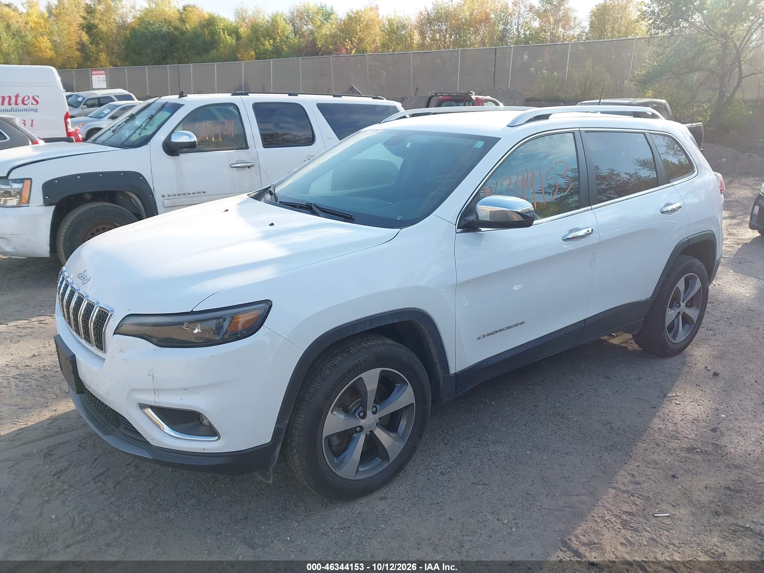 2019 JEEP CHEROKEE LIMITED 4X4 — I2