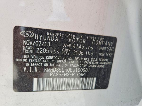 2014 HYUNDAI ELANTRA