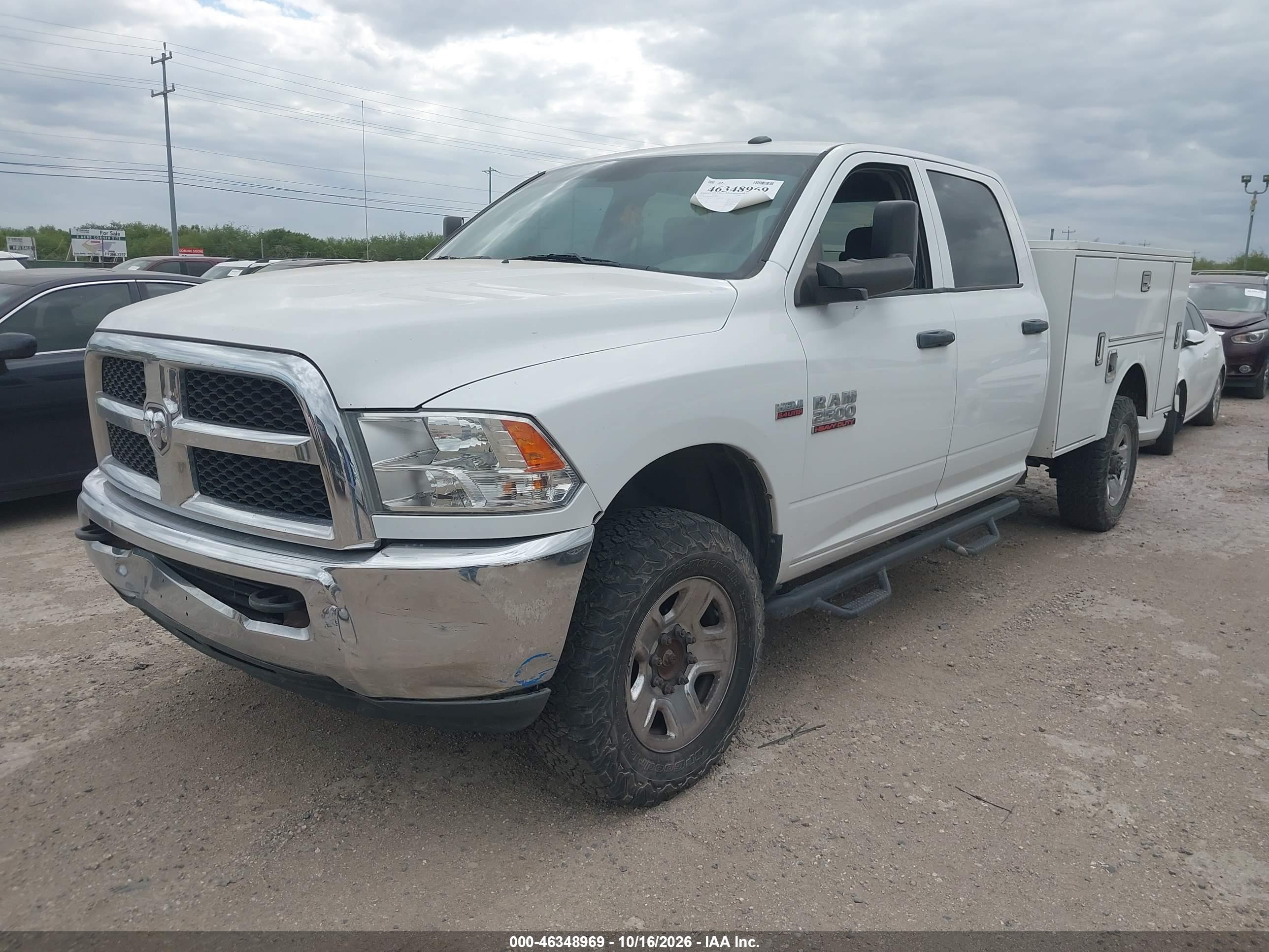 2018 RAM 2500 TRADESMAN  4X4 8' BOX — I2