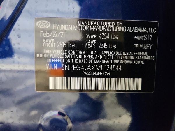 2021 HYUNDAI SONATA SE