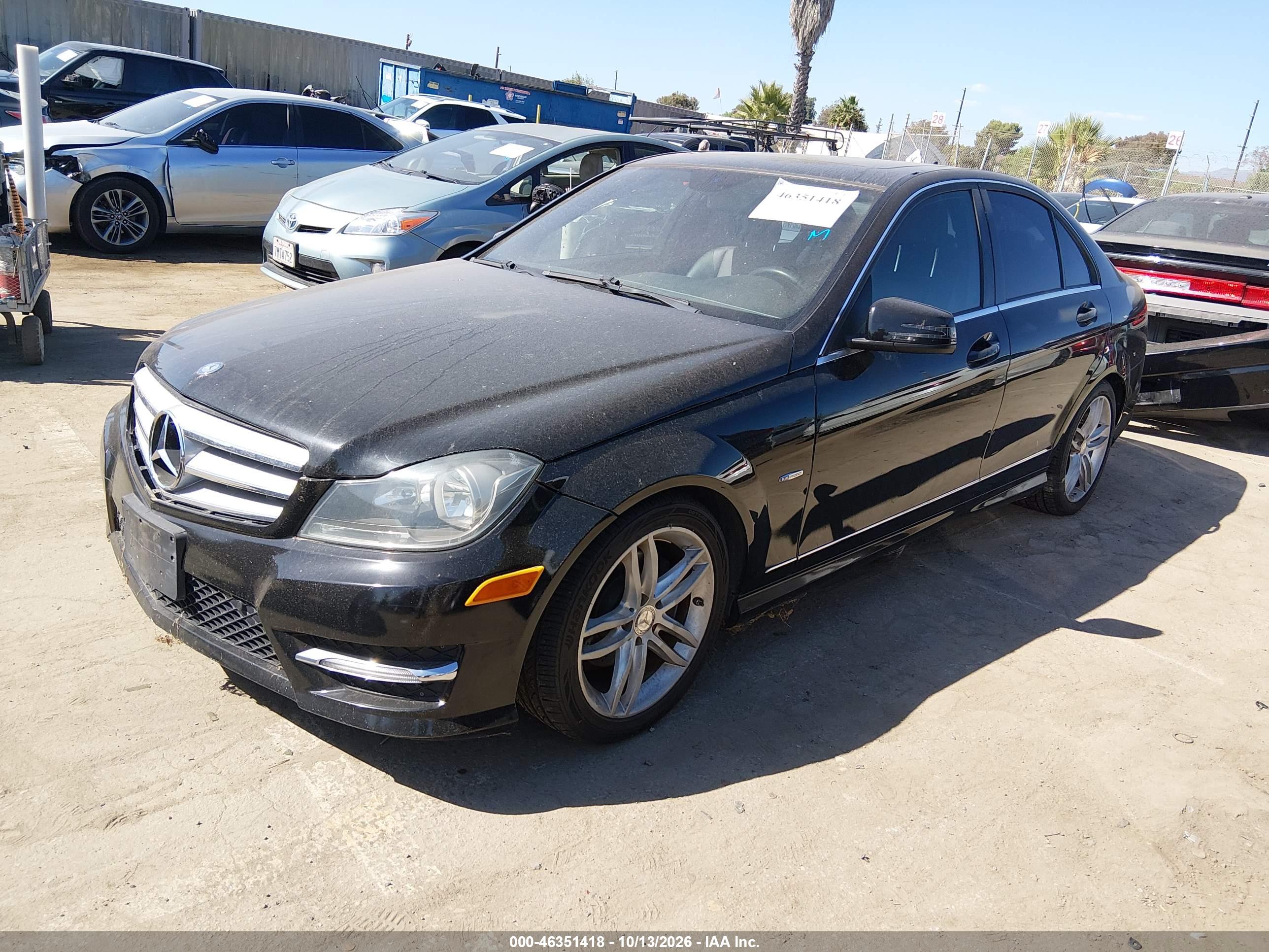 2012 MERCEDES-BENZ C 250 SPORT — I2