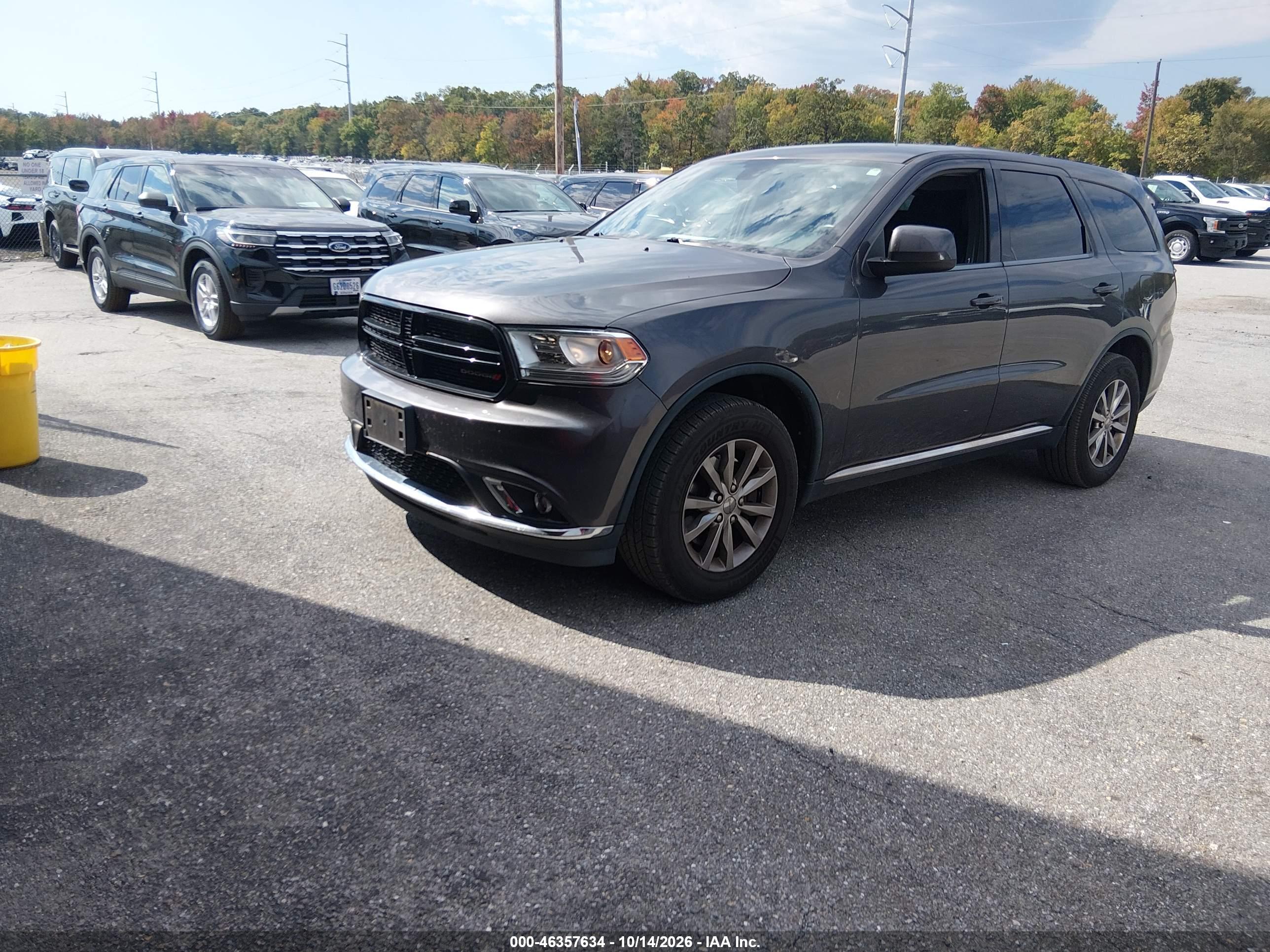2018 DODGE DURANGO SPECIAL SERVICE AWD — I2