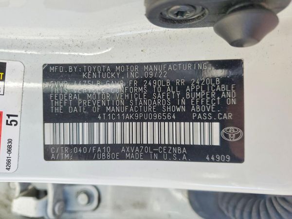 2023 TOYOTA CAMRY LE