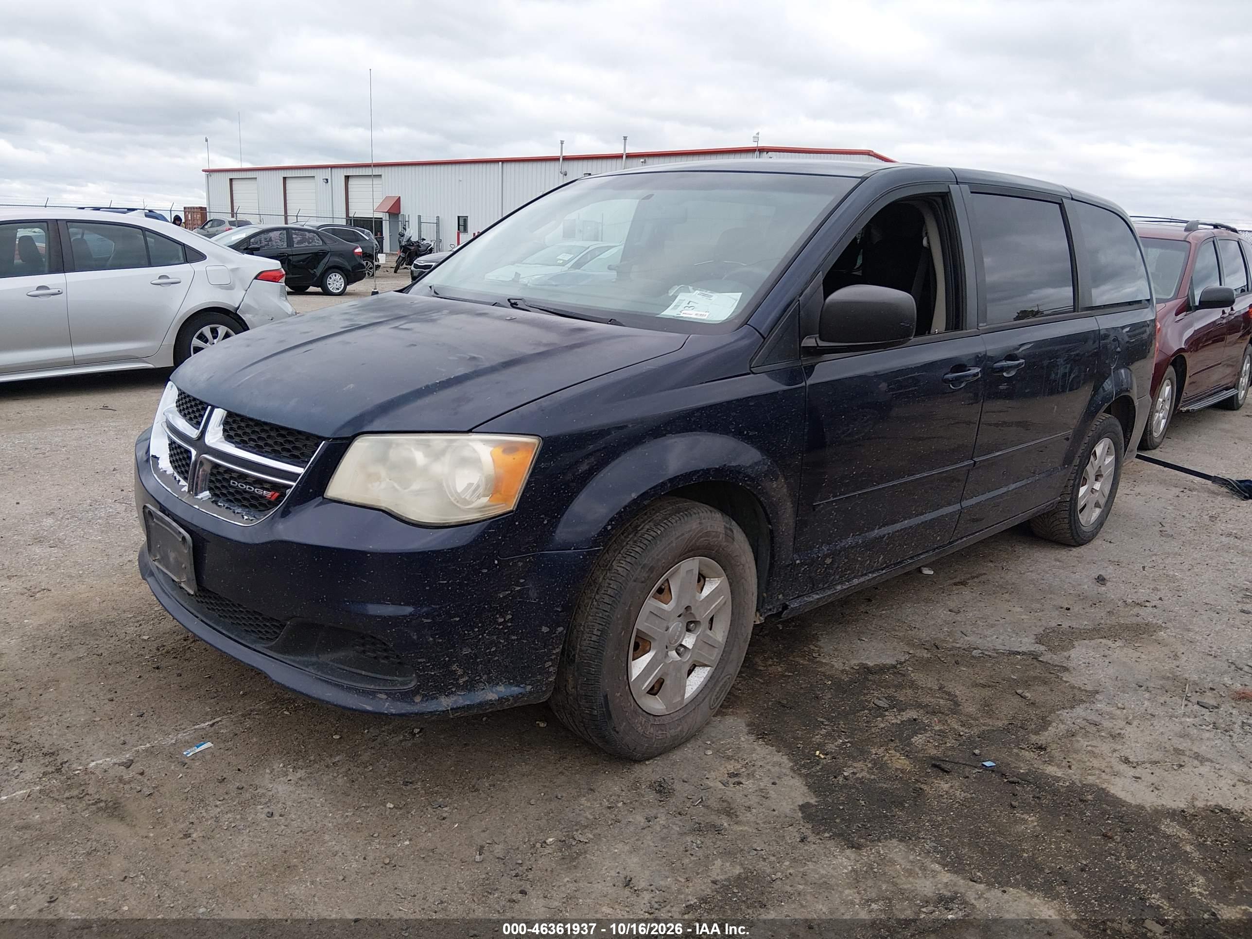 2012 DODGE GRAND CARAVAN SE/AVP — I2