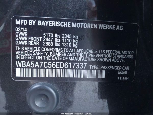 2014 BMW 528I XDRIVE — I9
