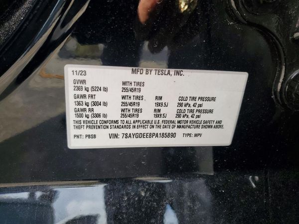 2023 TESLA MODEL Y