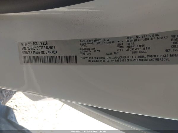 2026 CHRYSLER PACIFICA LIMITED — I9