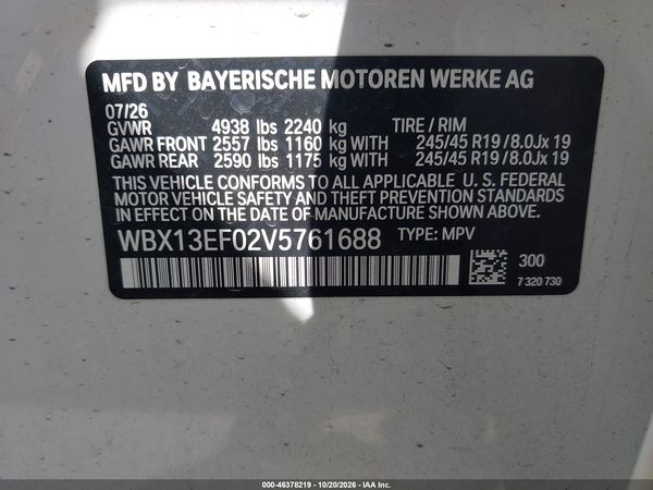 2027 BMW X1 M35I — I9