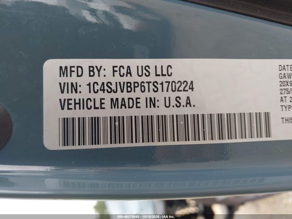2026 JEEP GRAND WAGONEER LIMITED ALTITUDE 4X4 — I152