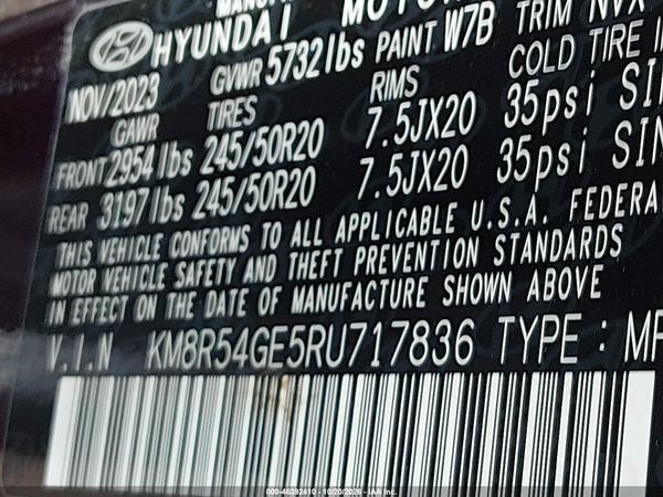 2024 HYUNDAI PALISADE LIMITED — I9