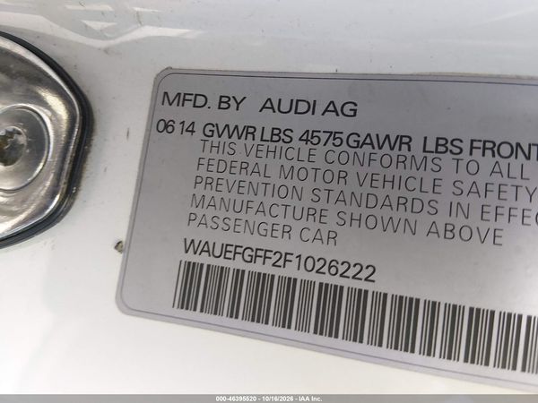 2015 AUDI A3 2.0T PREMIUM — I9