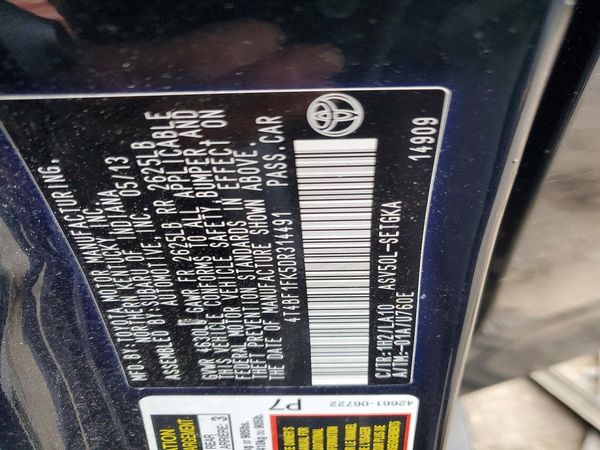 2013 TOYOTA CAMRY