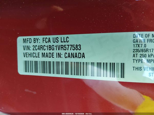2027 CHRYSLER PACIFICA Select — I9