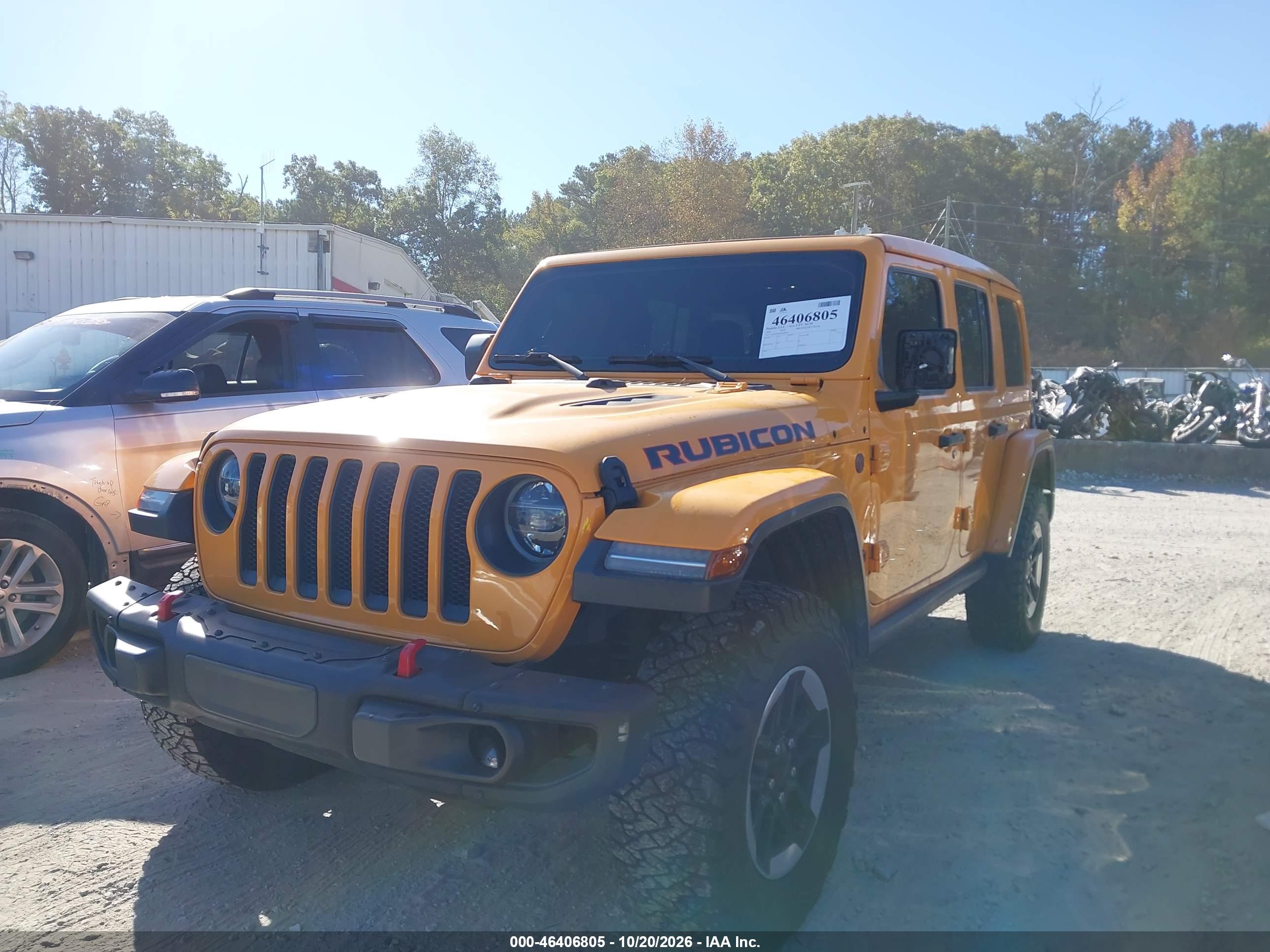 2021 JEEP WRANGLER UNLIMITED RUBICON 4X4 — I2