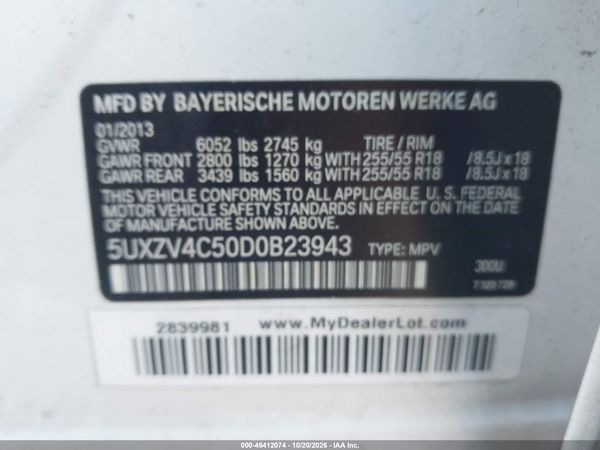 2013 BMW X5 — I9