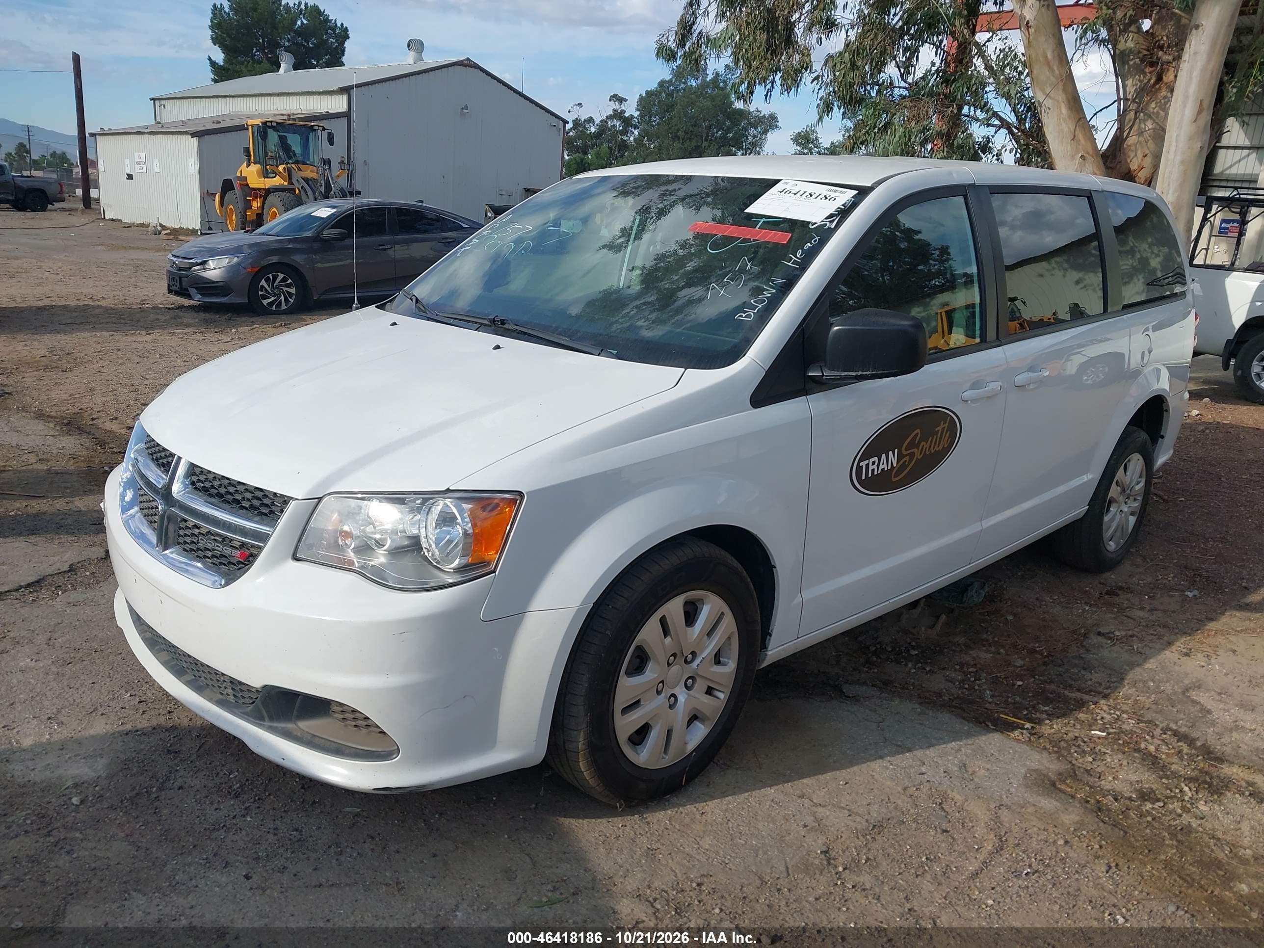 2018 DODGE GRAND CARAVAN SE — I2