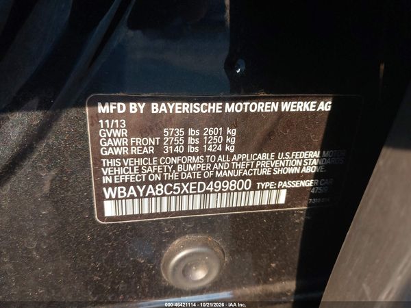 2014 BMW 750I — I9