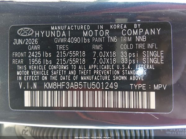 2026 HYUNDAI KONA SEL SPORT — I9