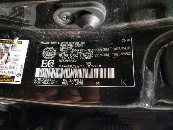 2020 LEXUS NX300 4DR AWD 300 Premium