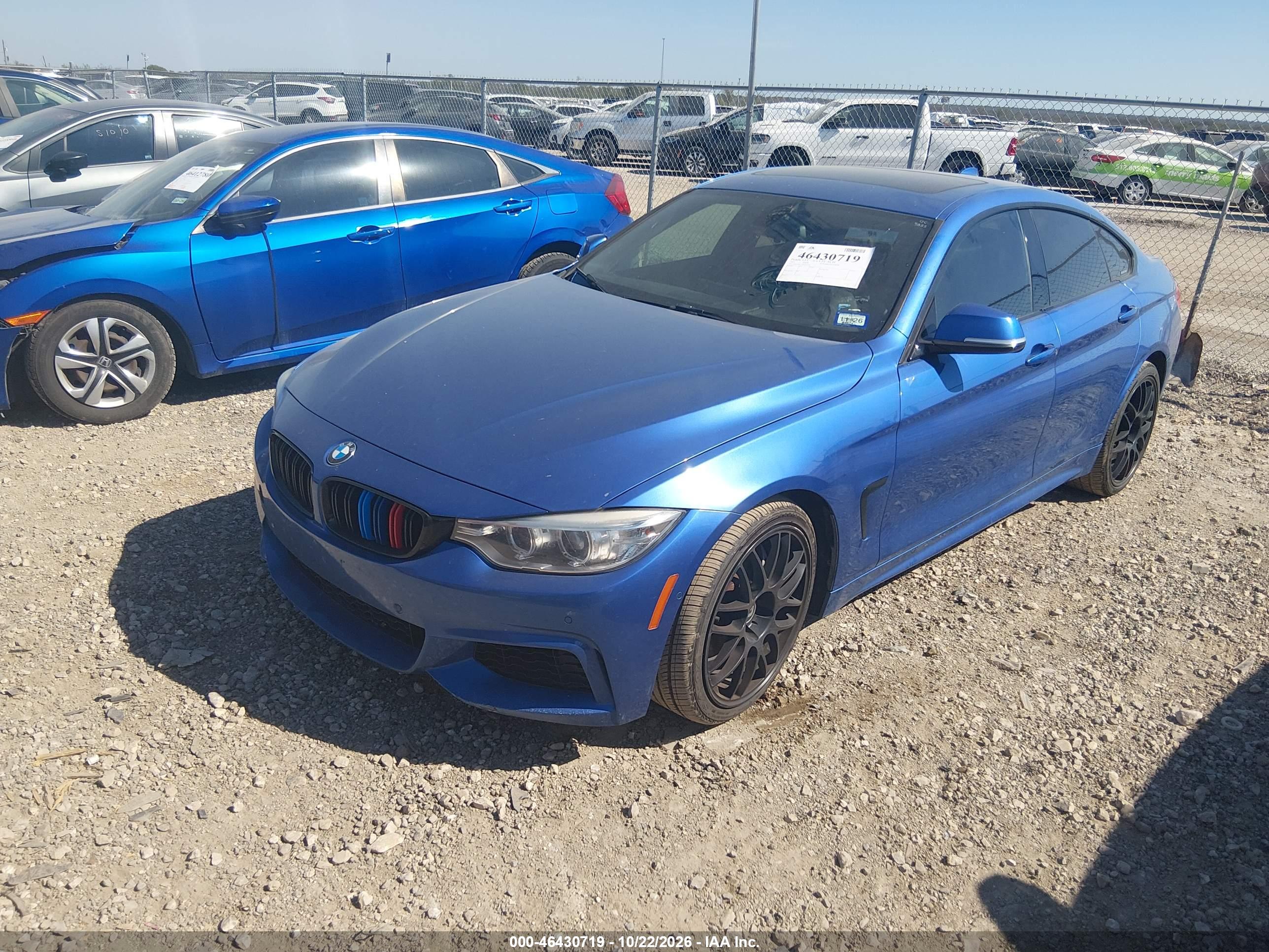 2015 BMW 435I GRAN COUPE — I2
